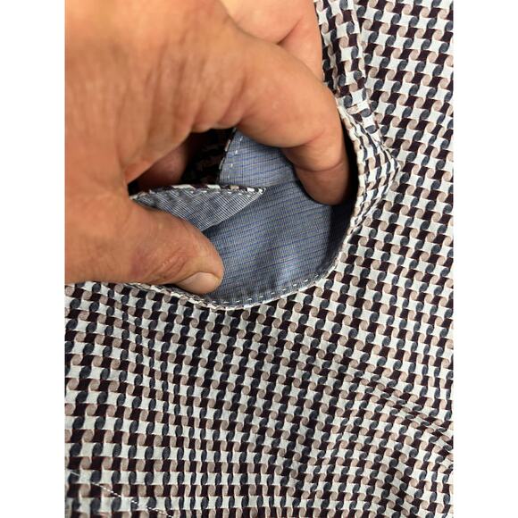 Men’s Tommy Bahama XL multicolor seersucker Plaid Long-Sleeve  Shirt – Exc - Picture 8 of 12